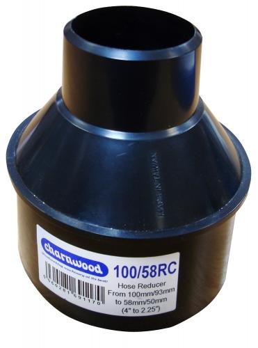 100/58RC Hose Reducer 100mm to 58mm (4" to 2.25")