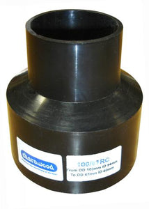 100/67RC Hose Reducer 100mm to 67mm (4" to 2.75")