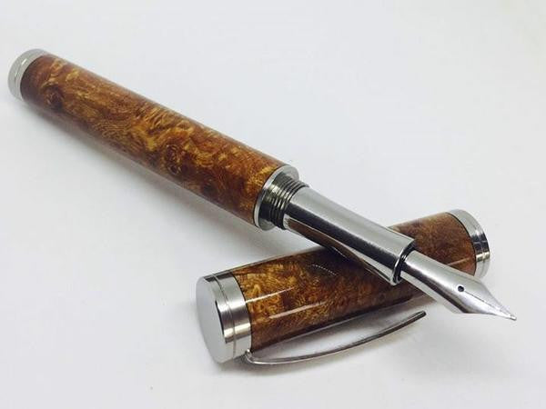 MK2 Shakespeare Fountain Pen Polished by British Made Pen Kits - Taylors Mirfield