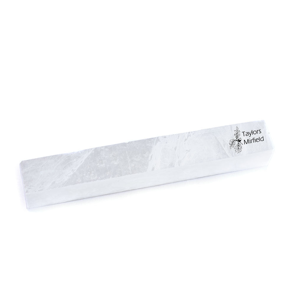 Wedding White Ice Kirinite Pen Blank Ice Series