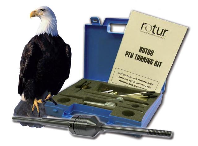 Pen Turning Mandrel Kit in Case | Planet | Rotur