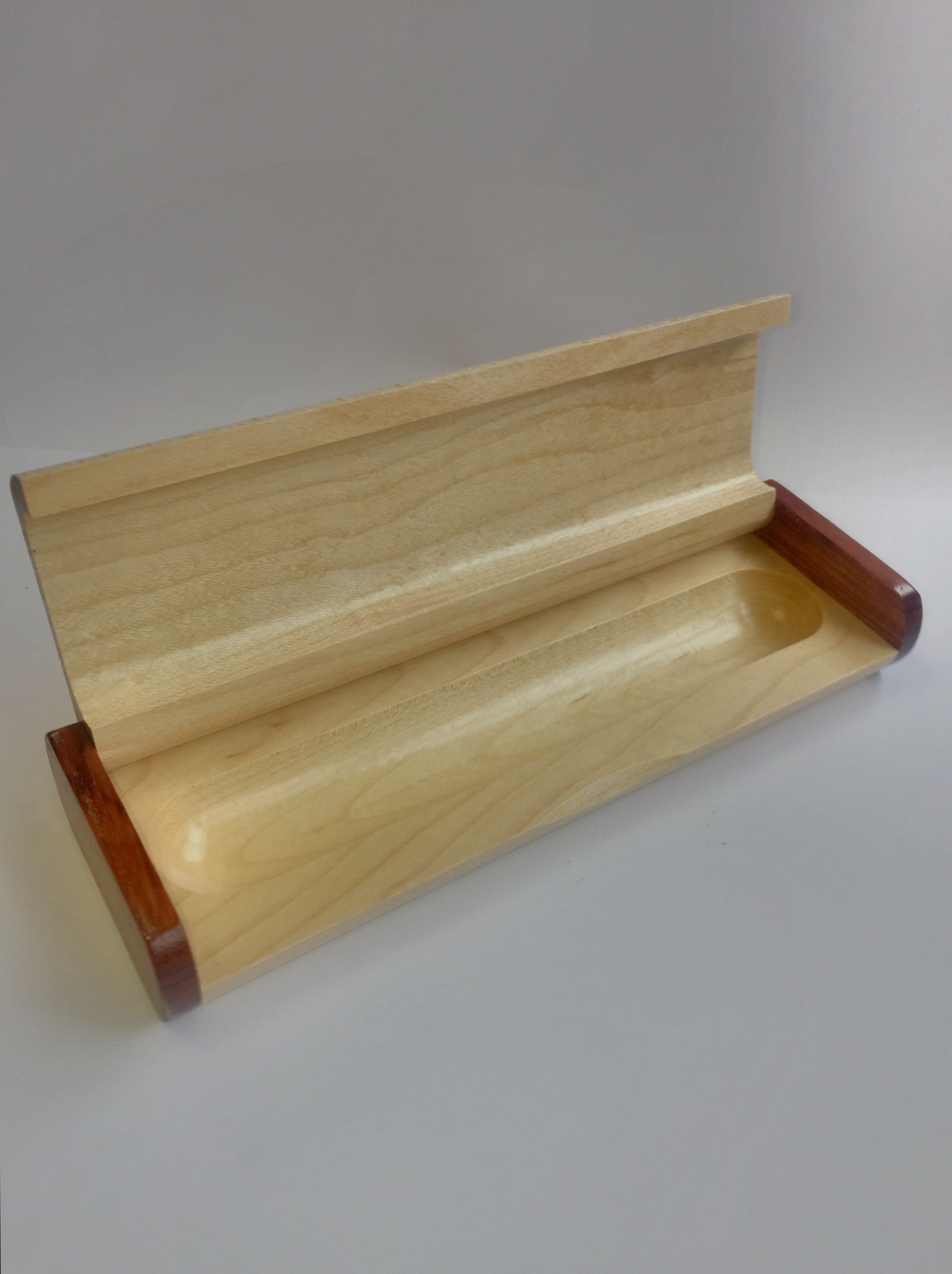 Wooden Pen Box, Two Tone Single